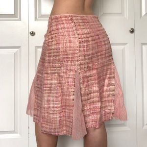 Pink paneled Liz Claiborne skirt